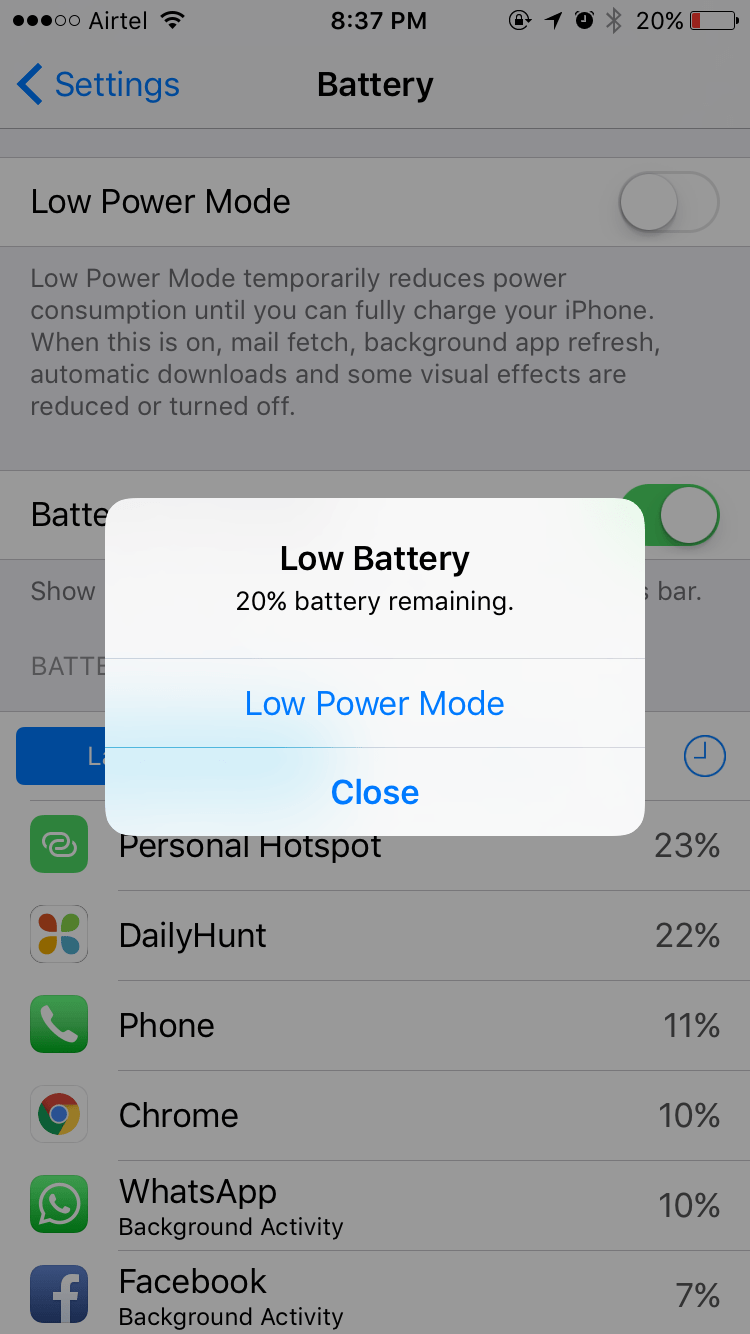 iPhone Battery