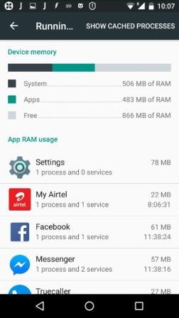 Check Apps RAM